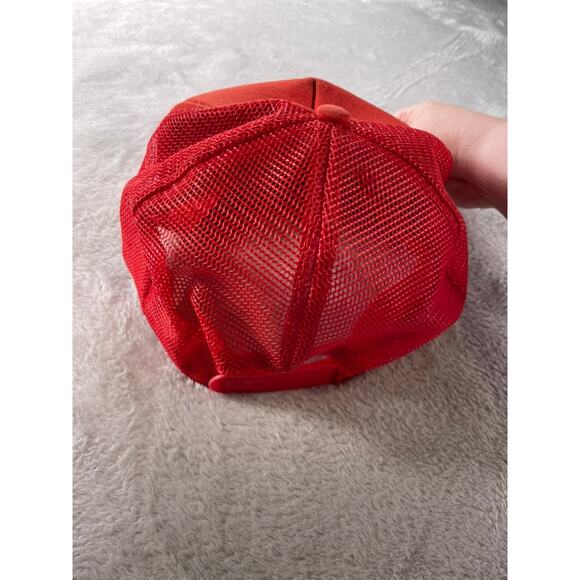 Lambert’s Cafe Sikeston Ozark Missouri "Throwed Rolls” Red Trucker Hat - Picture 5 of 7